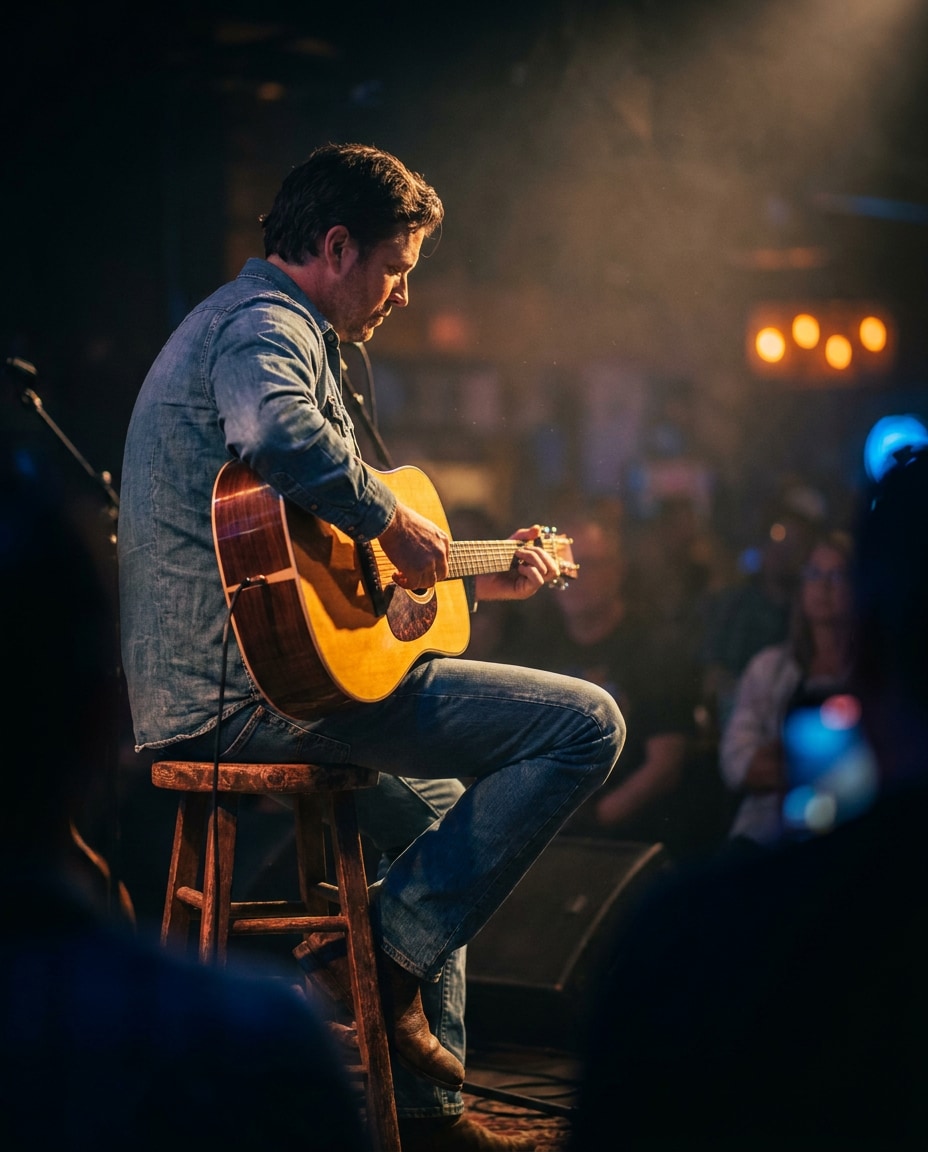musician on stage photo