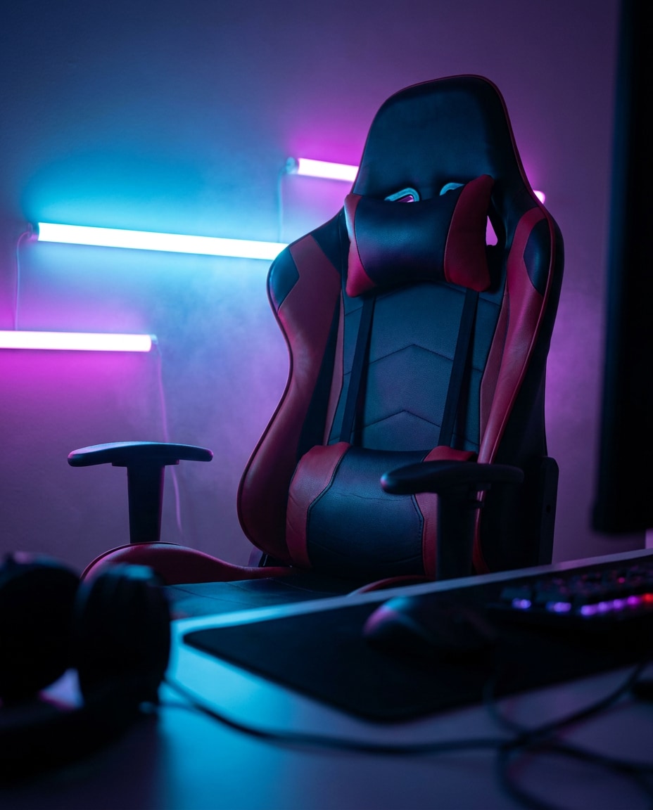 neon gaming photo
