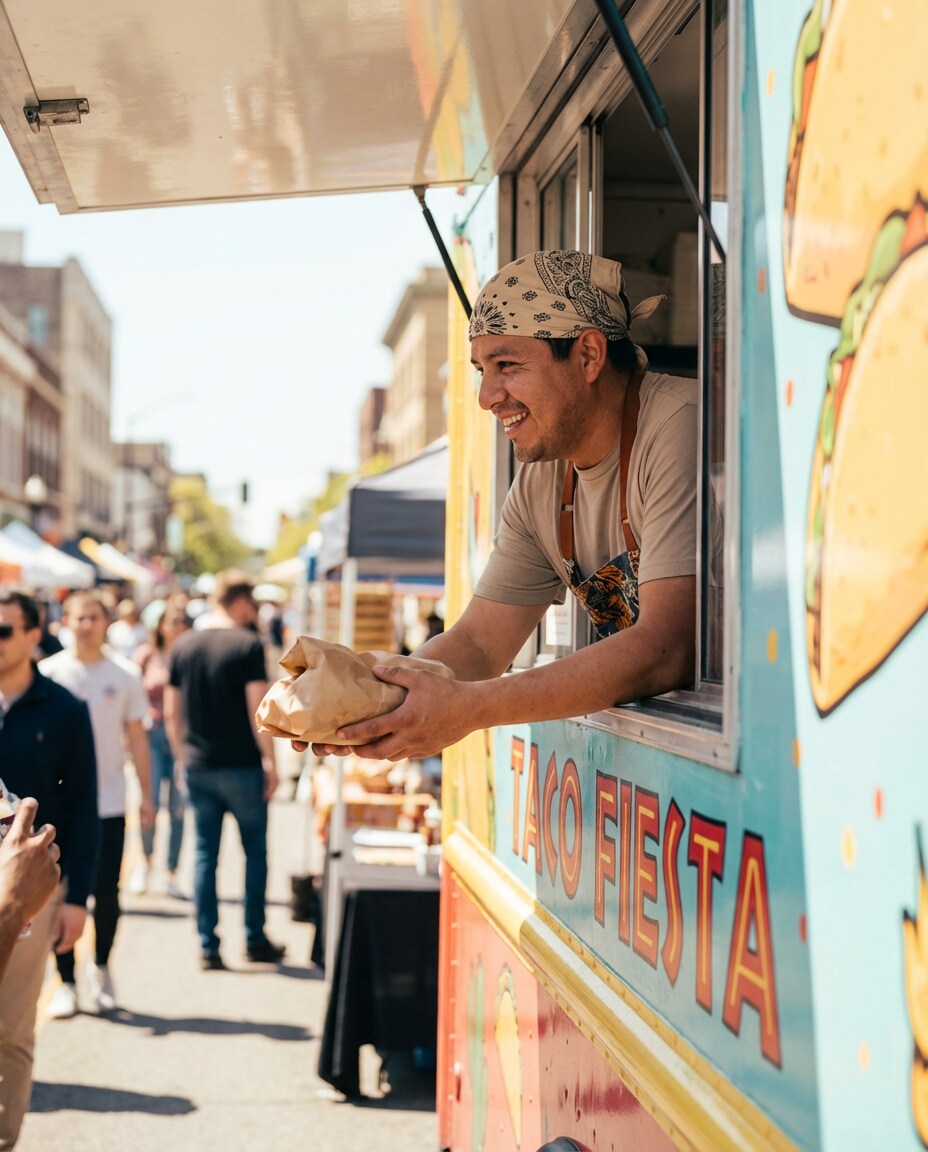 food truck service photo