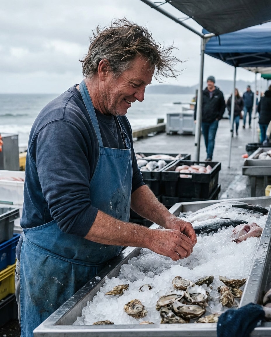seafood market prep photo