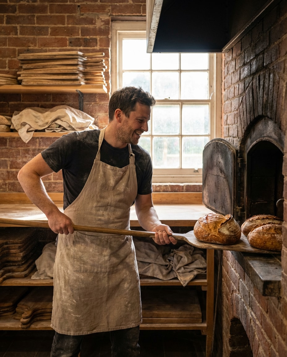 rustic bakery morning photo