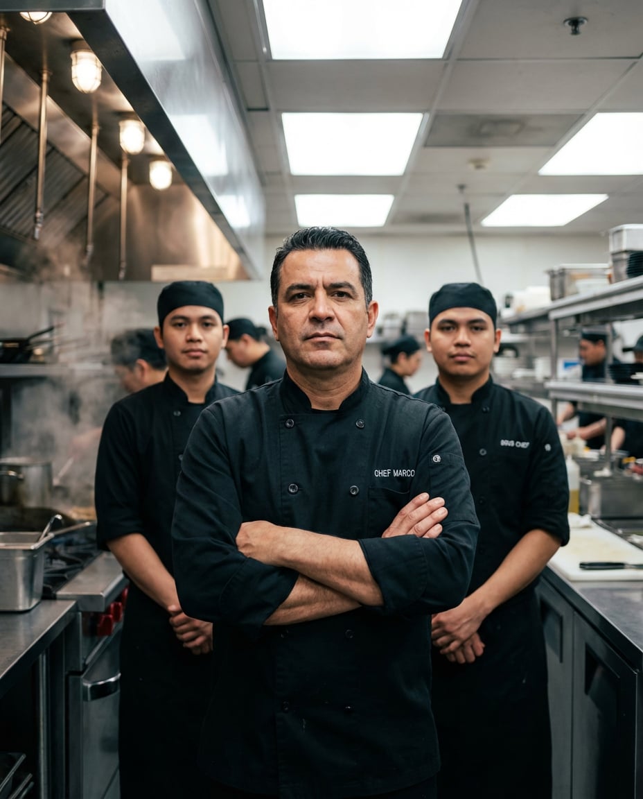 team behind the scenes photo