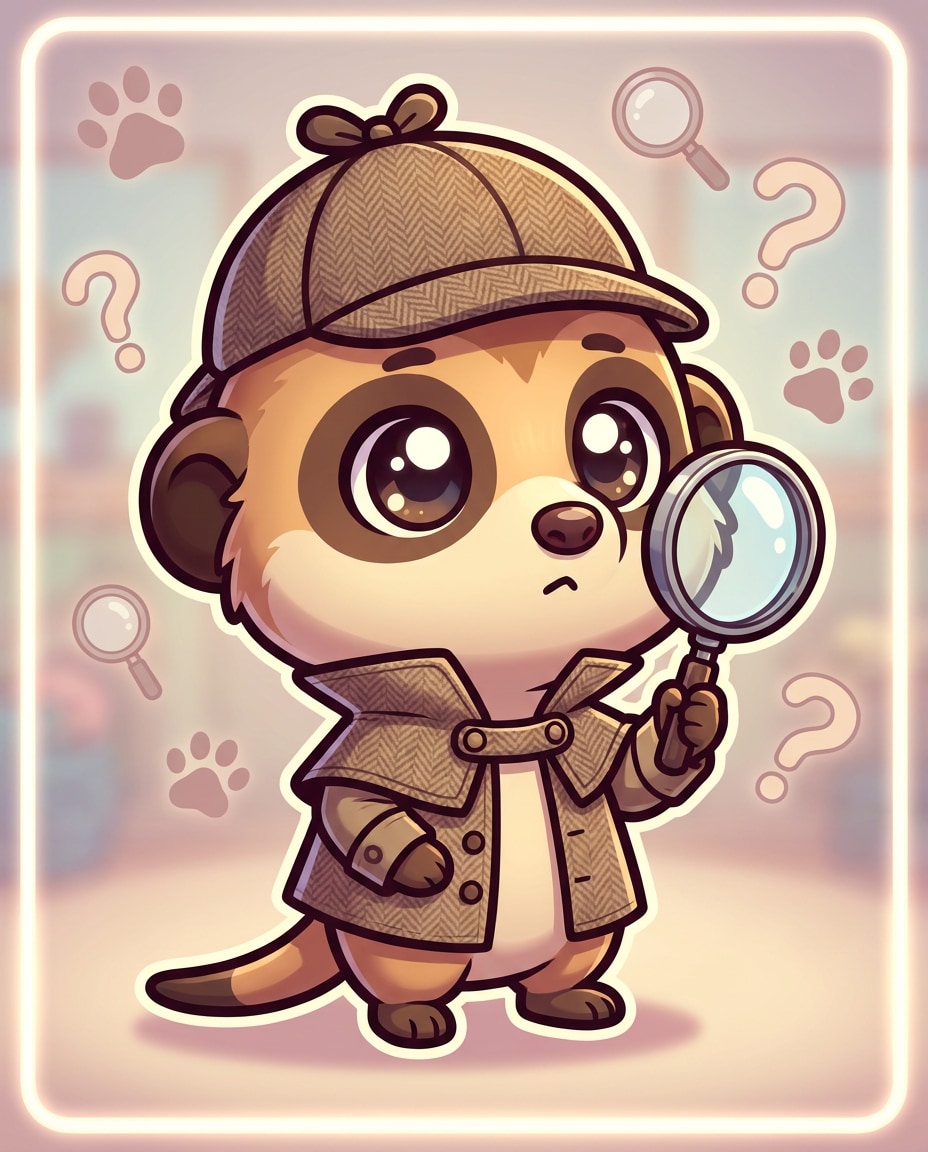 detective meerkat photo