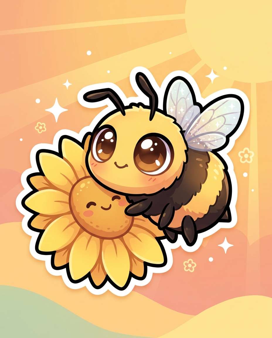 sunflower bee buddy photo
