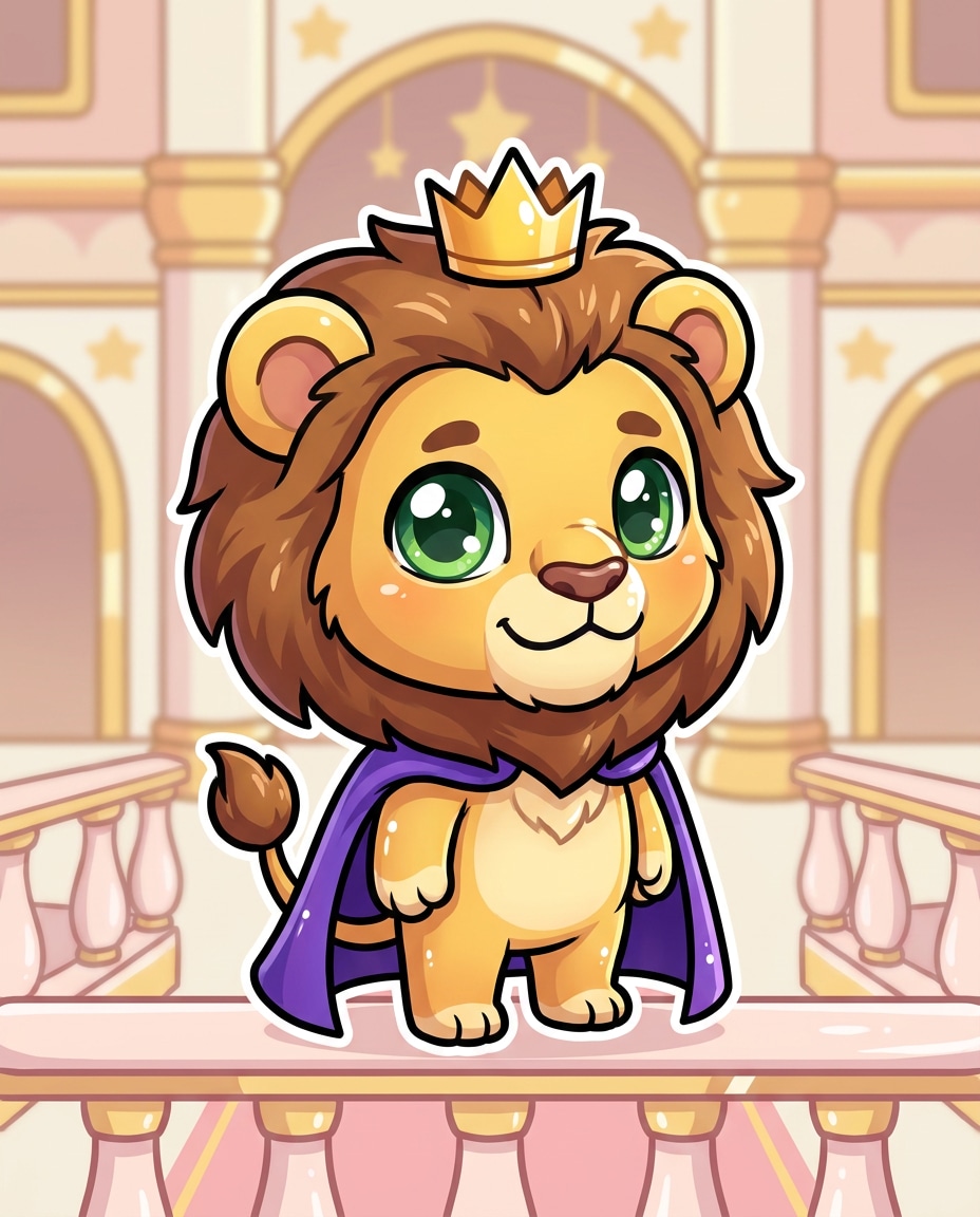 royal lion cub photo