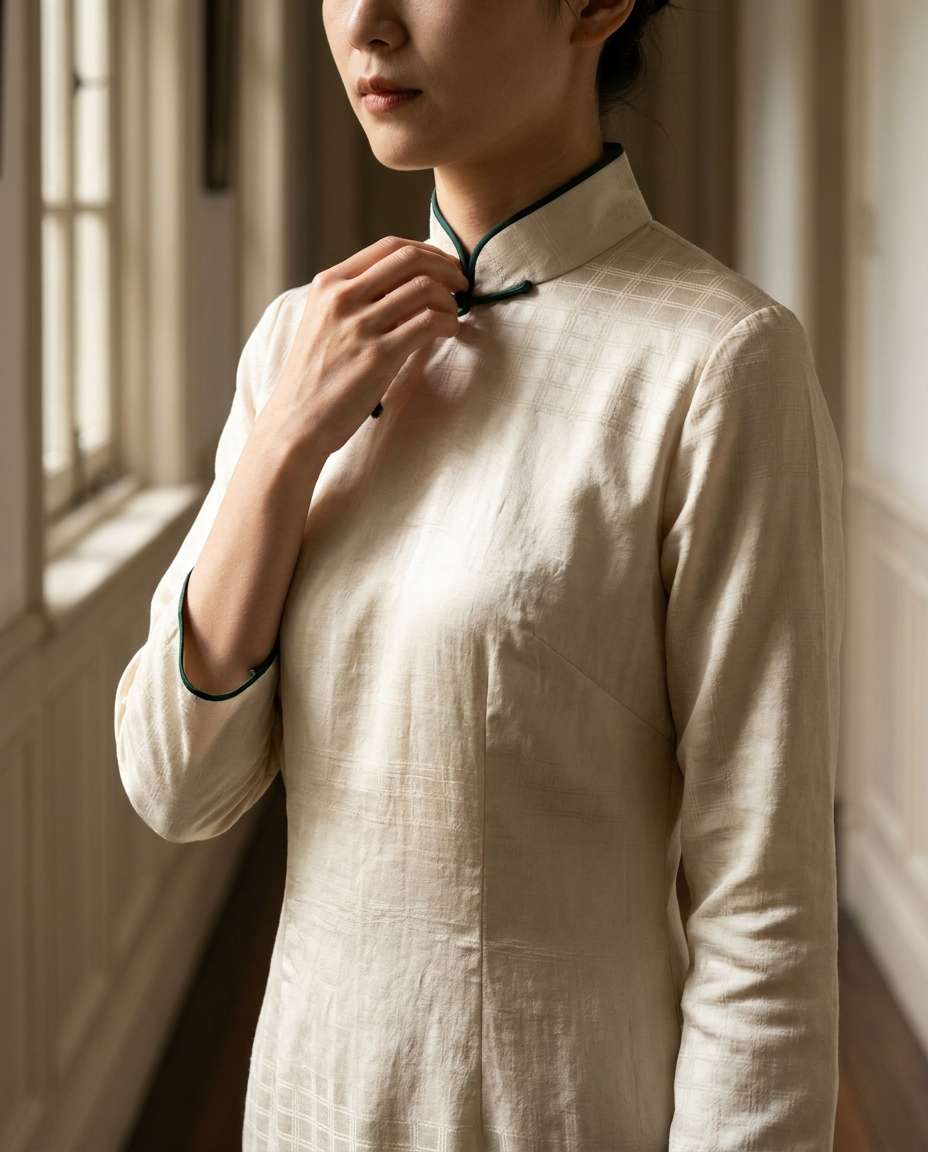 adjusting collar detail photo