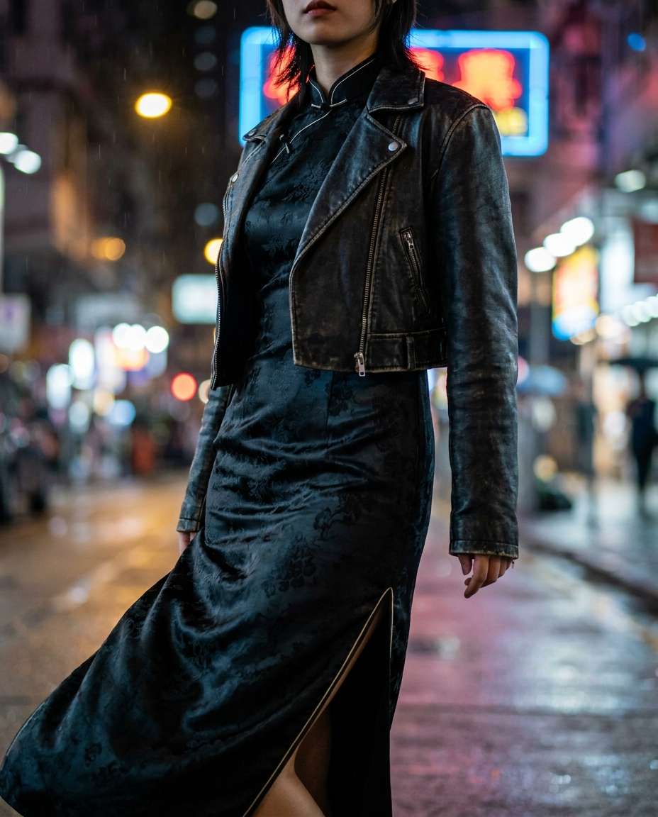 cinematic street contrast photo