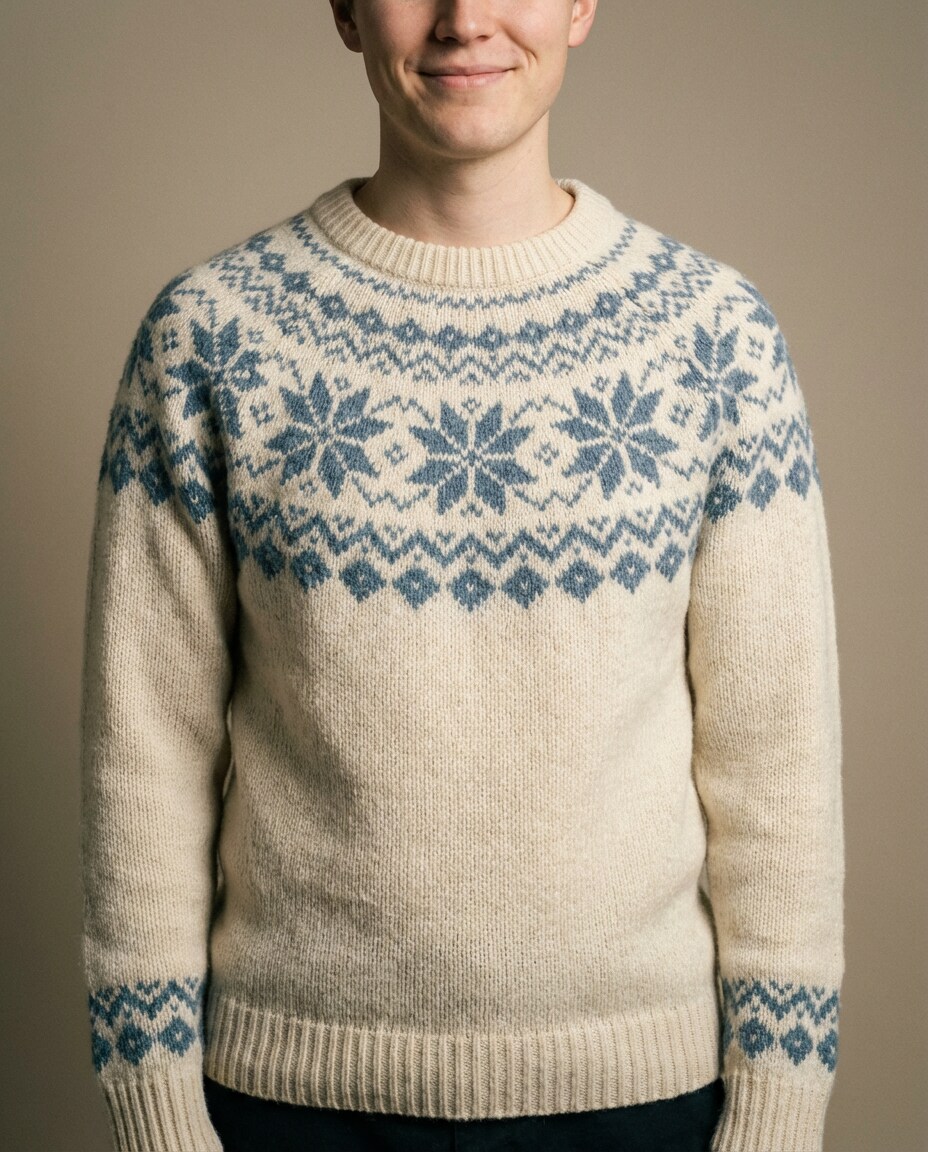 scandinavian minimal knit photo