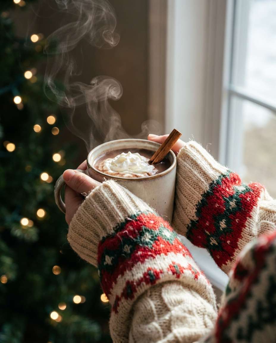 cocoa hands closeup photo