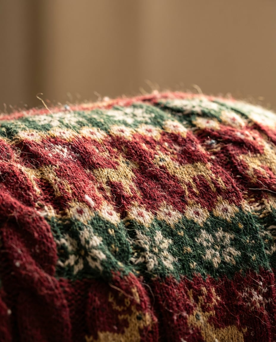 knit texture macro photo