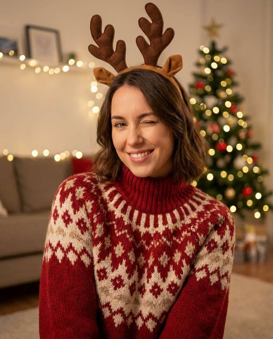 reindeer antlers headband photo