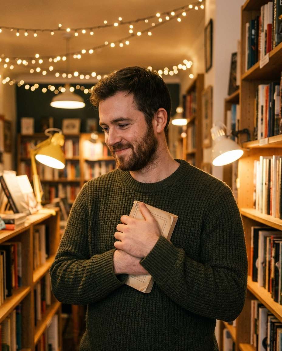 romcom bookstore glow photo