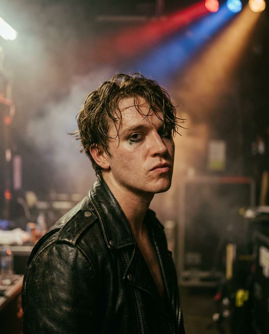 concert backstage smoke photo