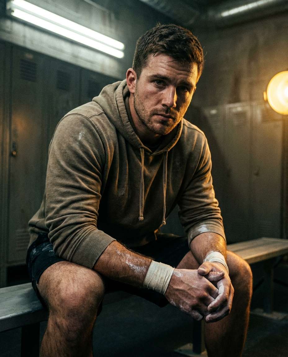 athlete locker room photo