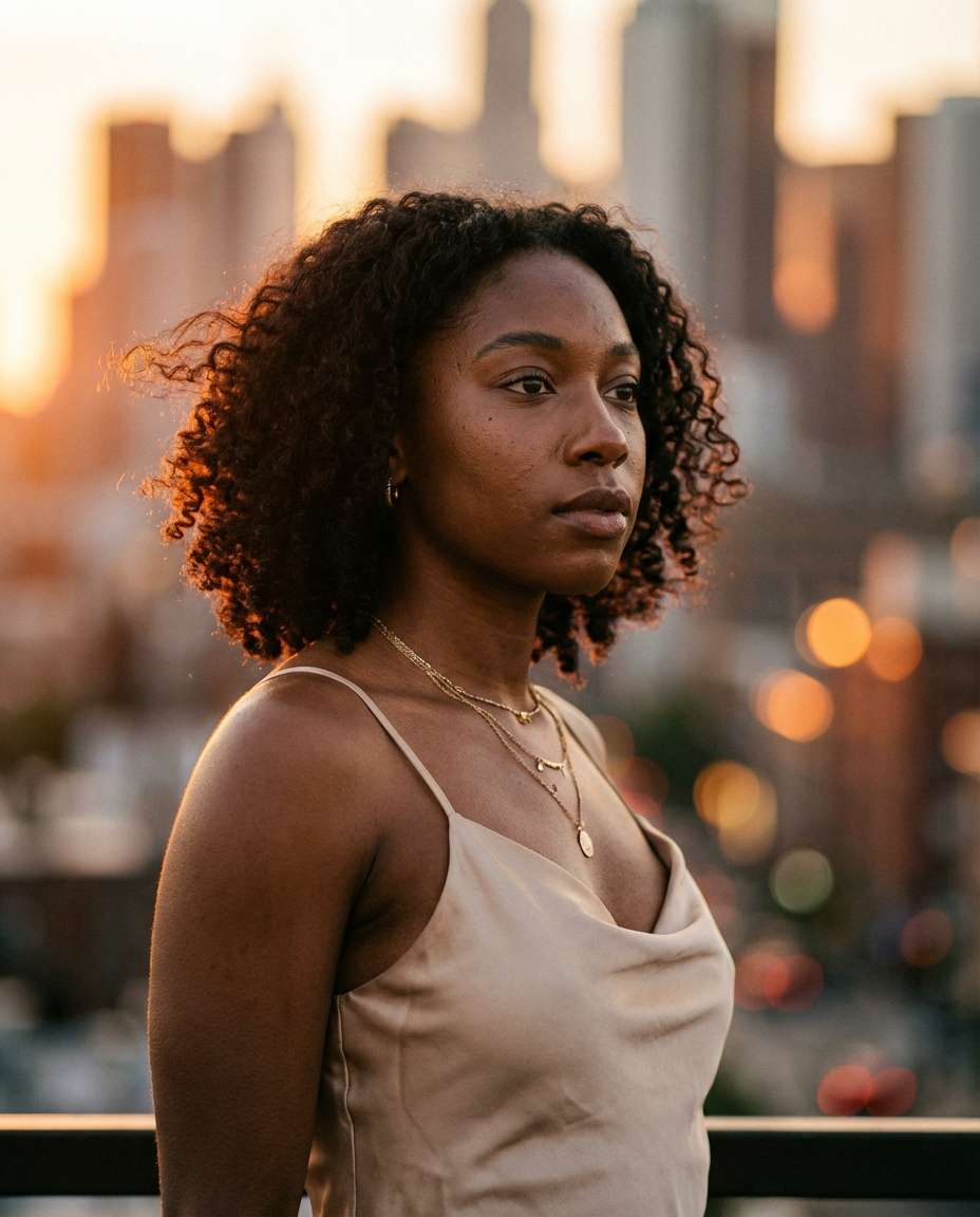 golden hour rim light photo