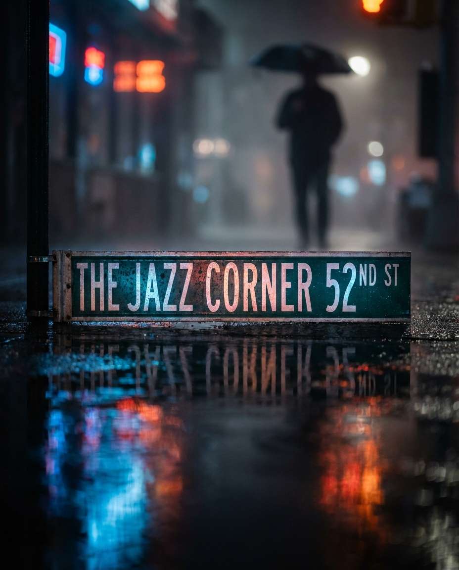 neon street sign detail photo