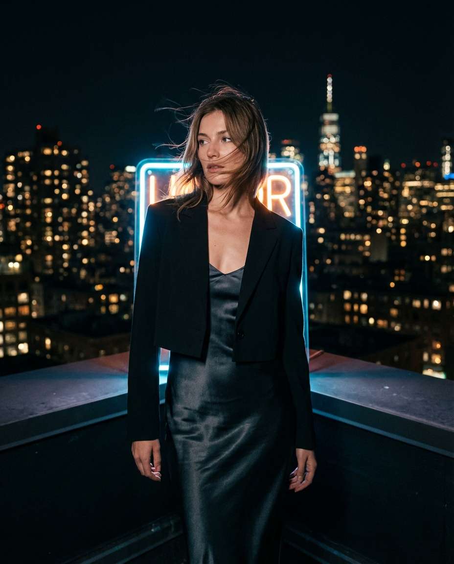 rooftop skyline chic photo