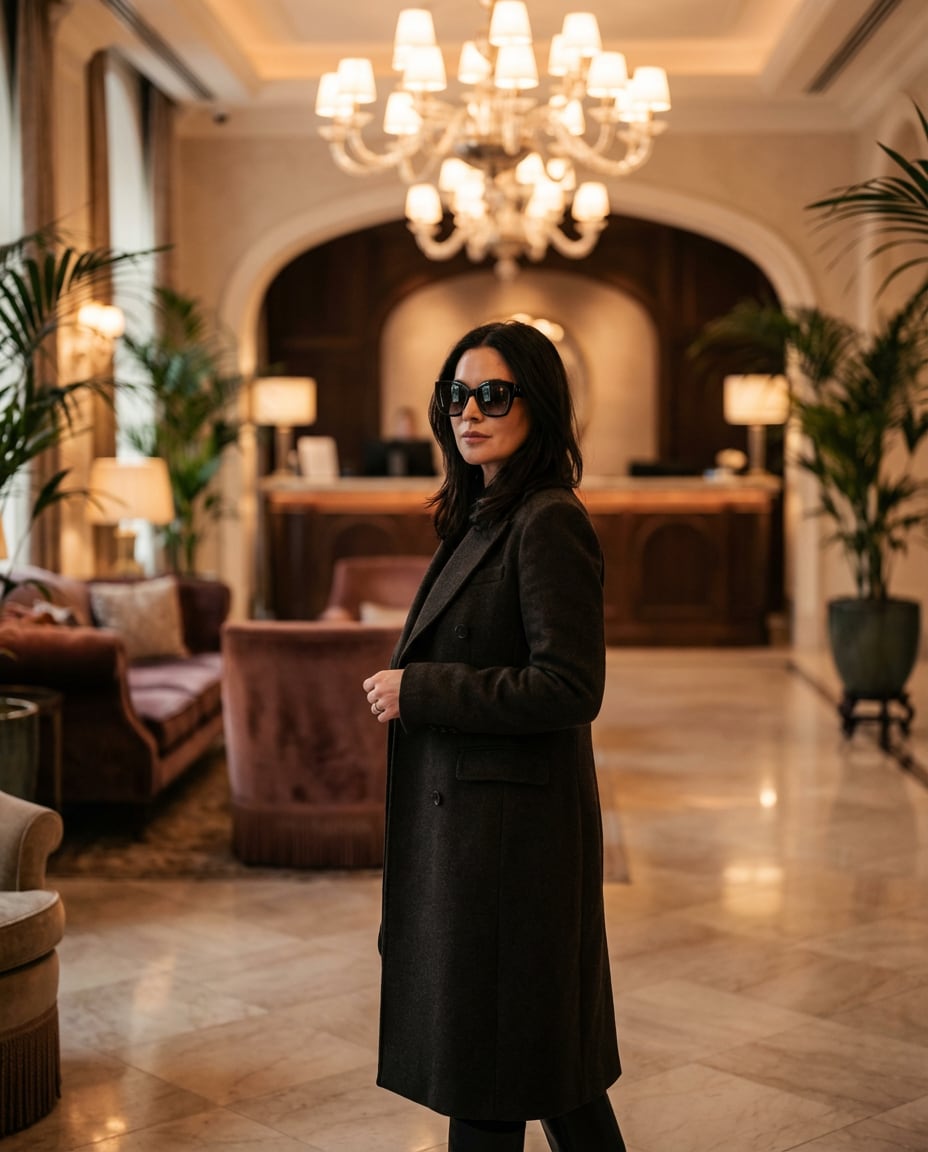 luxury lobby scene photo