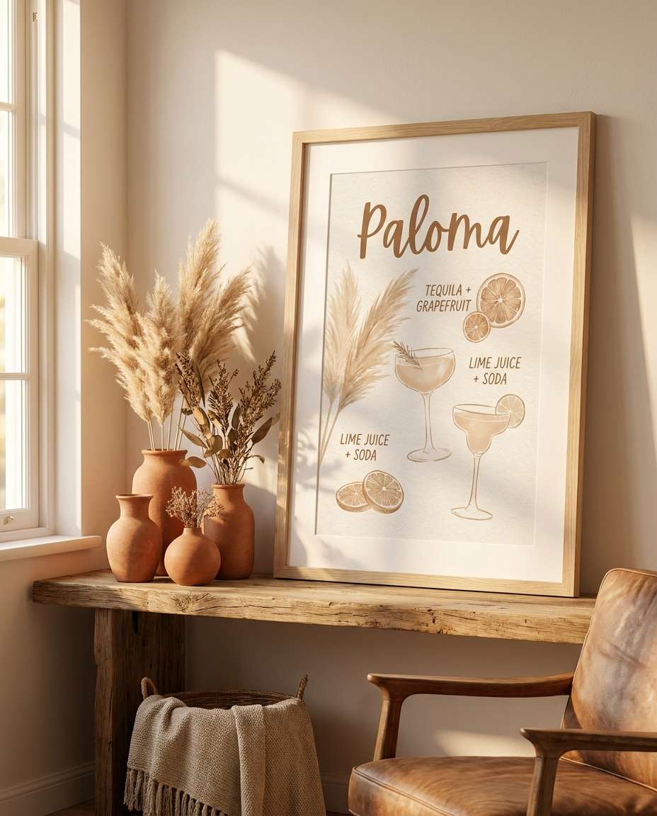 boho pampas paloma photo