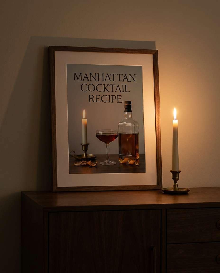 candlelit still life photo