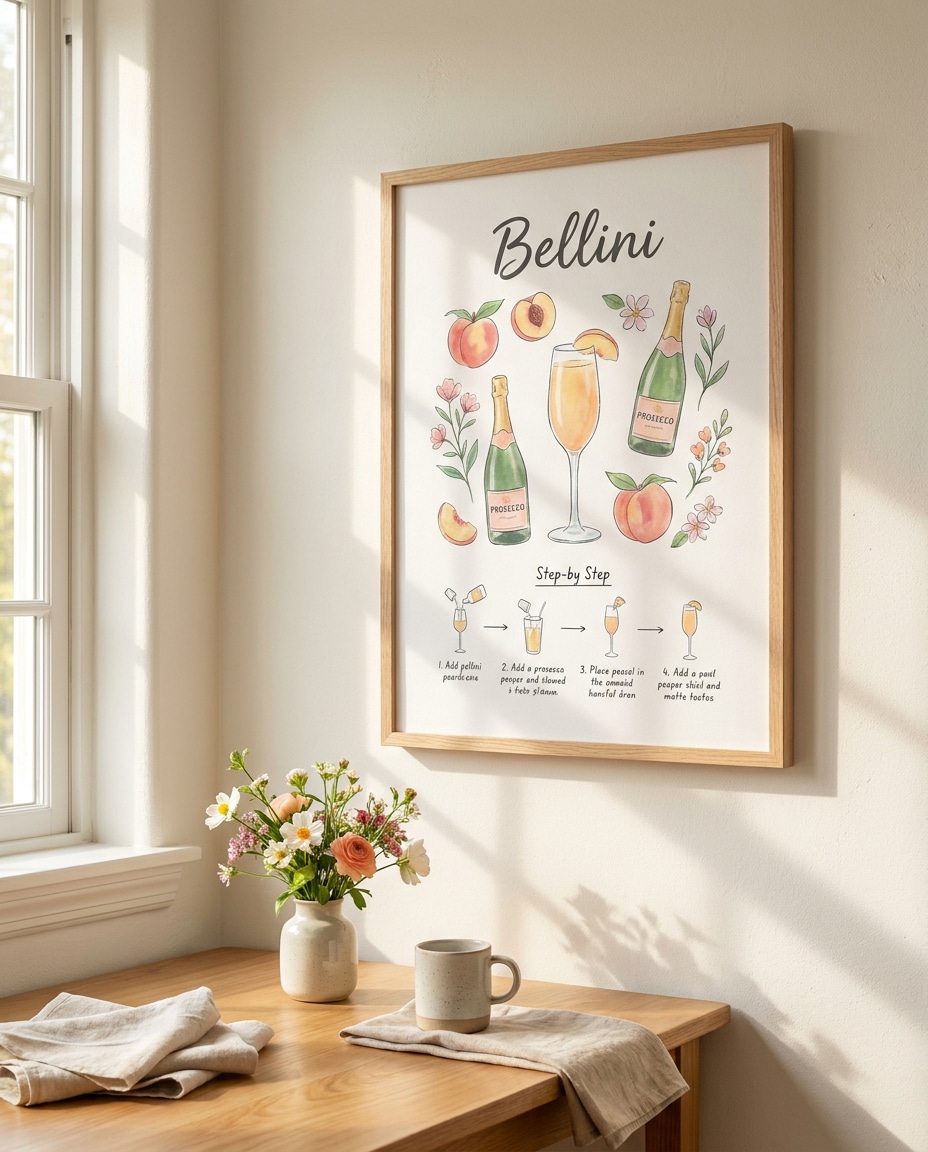 pastel brunch bellini photo