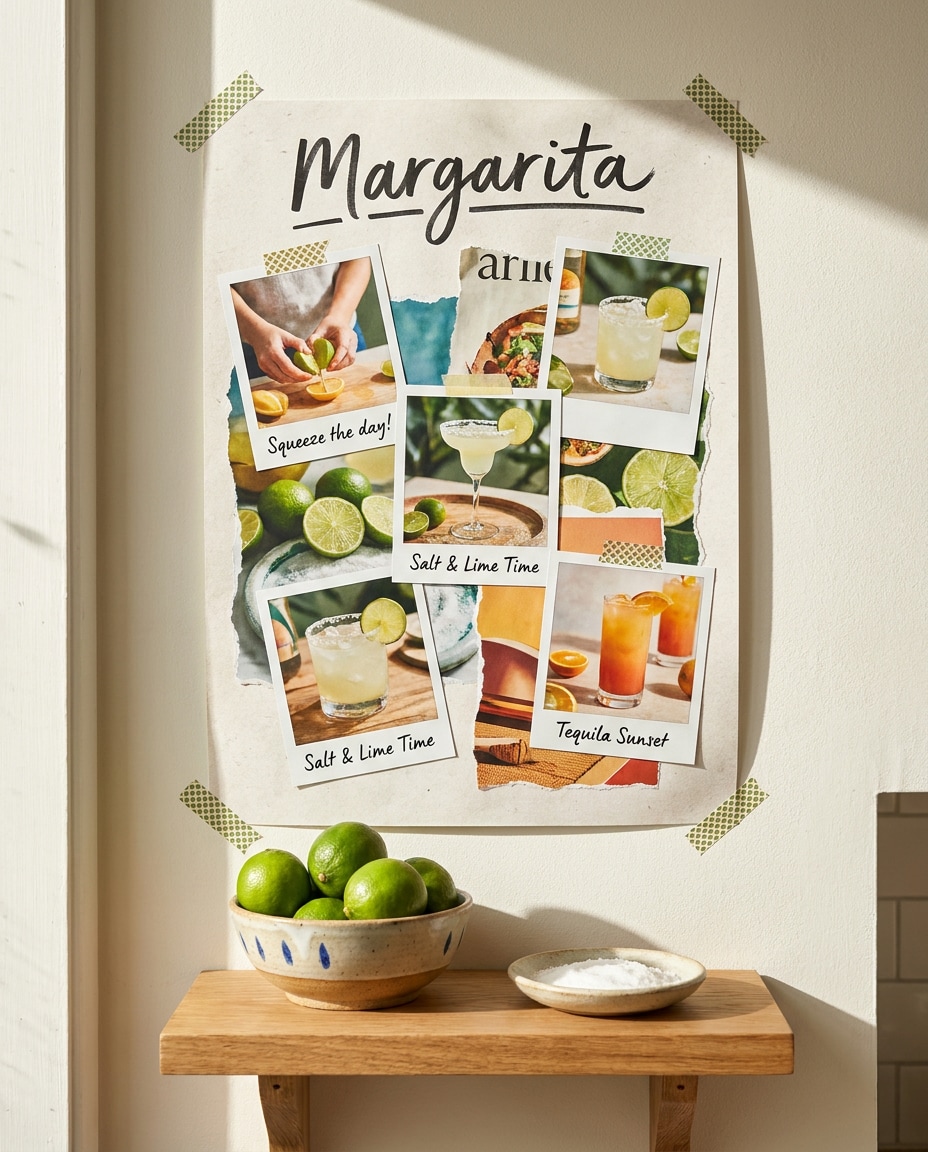 polaroid scrapbook margarita photo