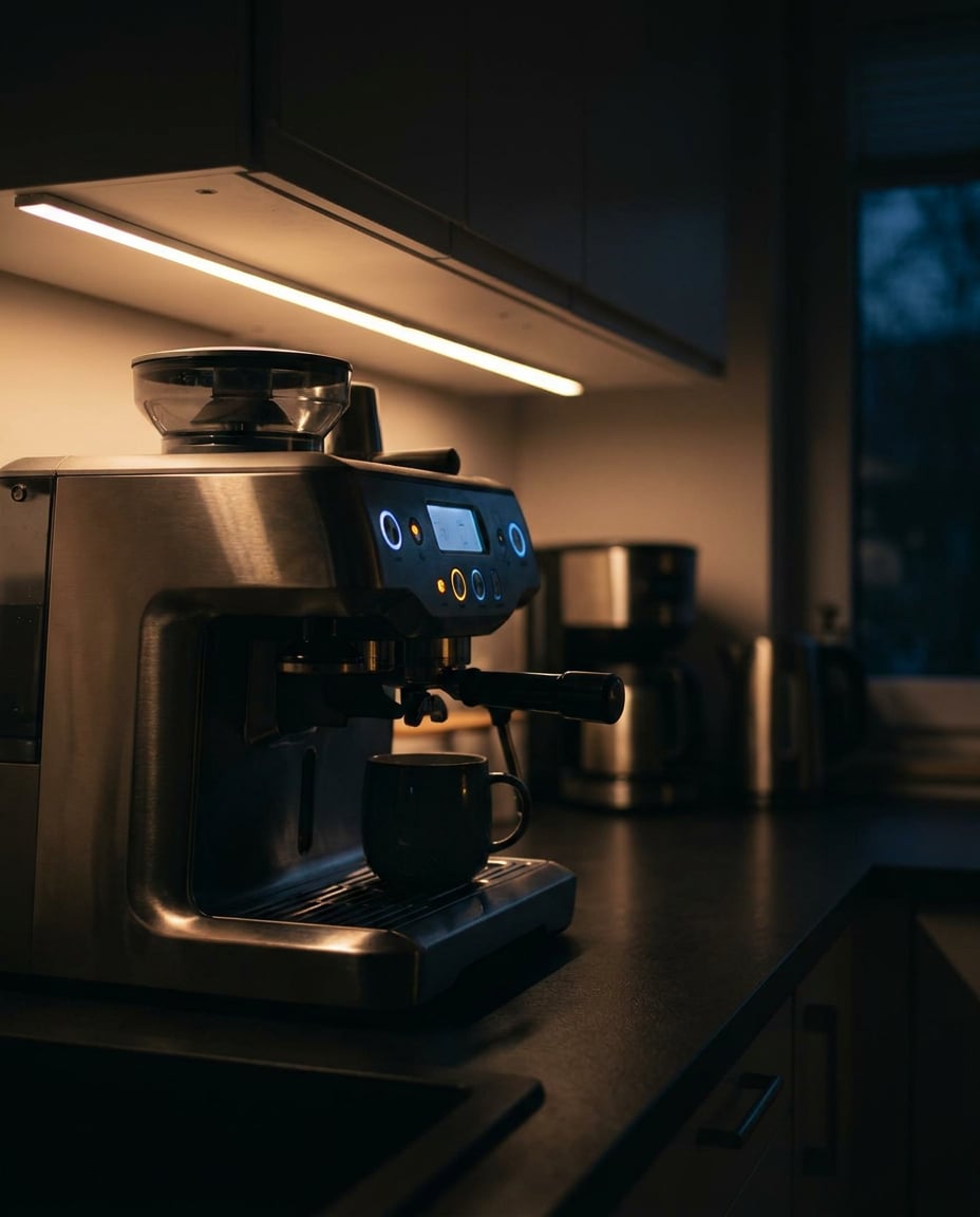 kitchen night glow photo