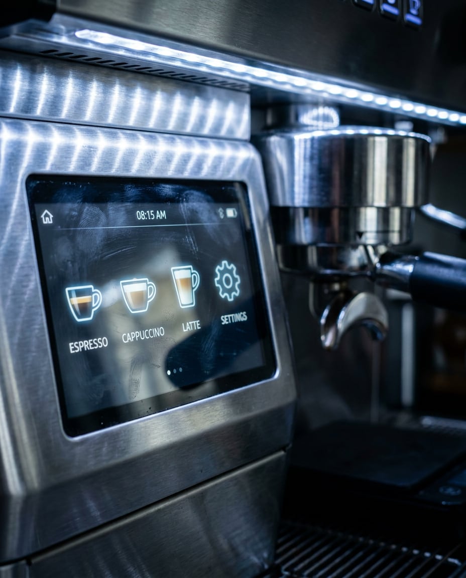 smart touchscreen close photo