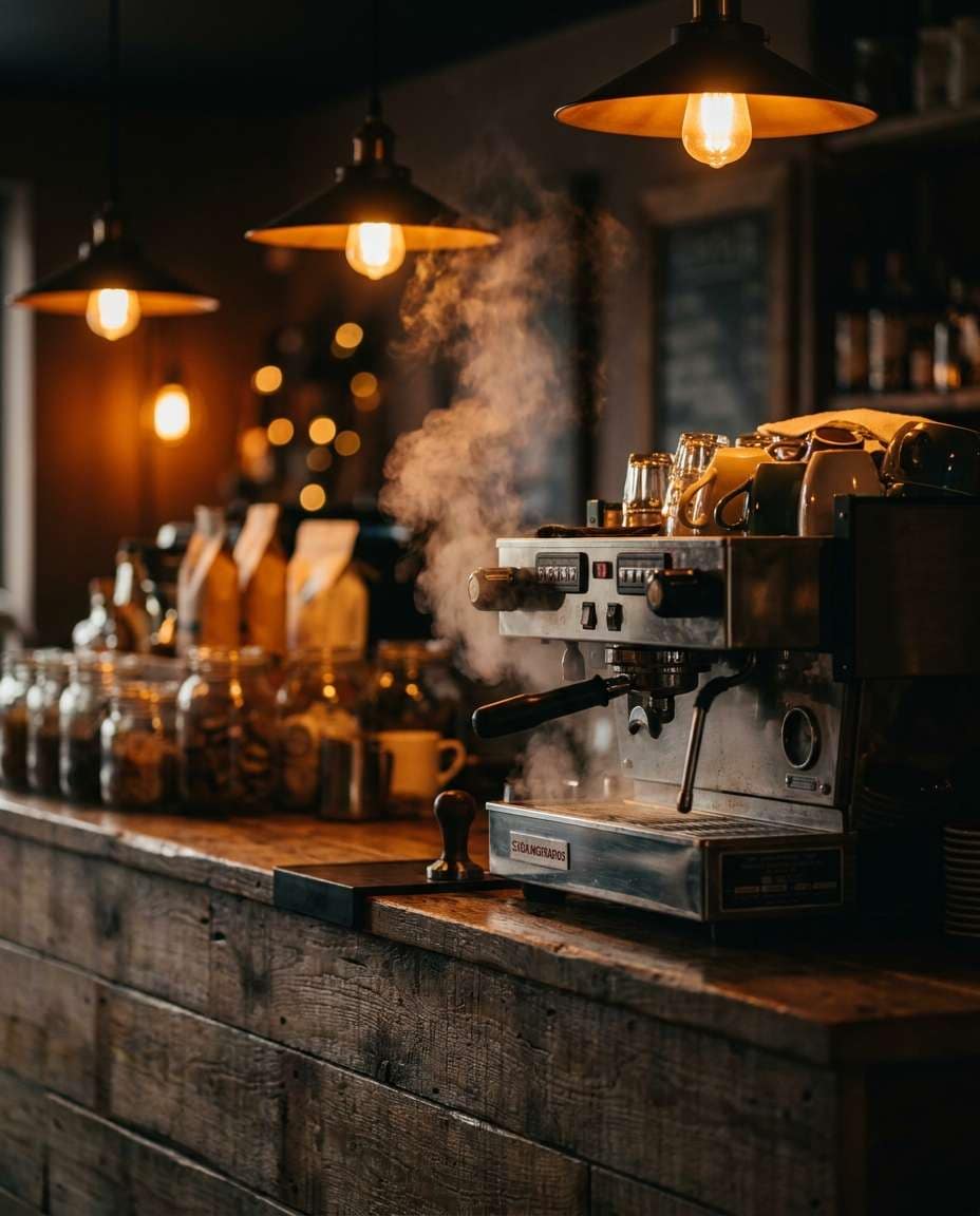 moody cafe corner photo