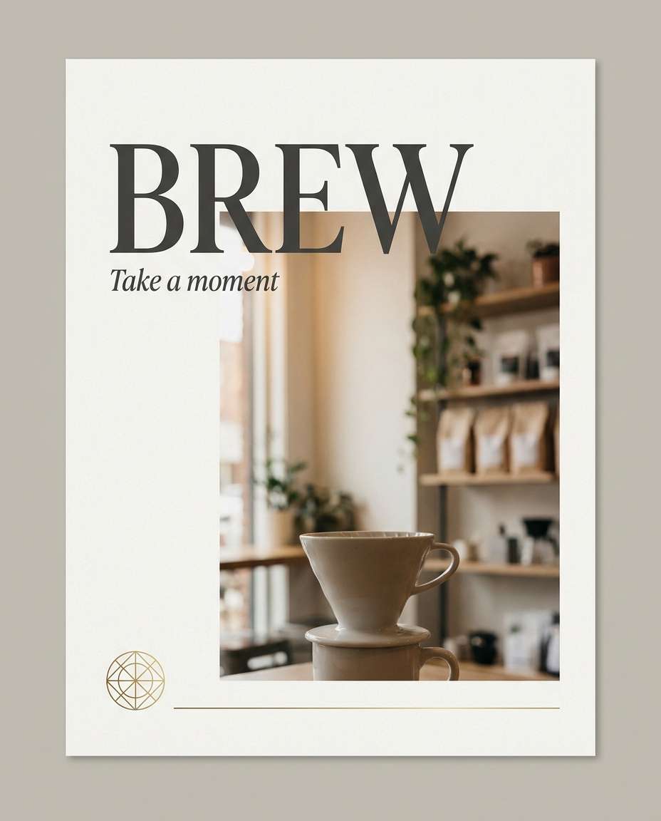 editorial typography layout photo