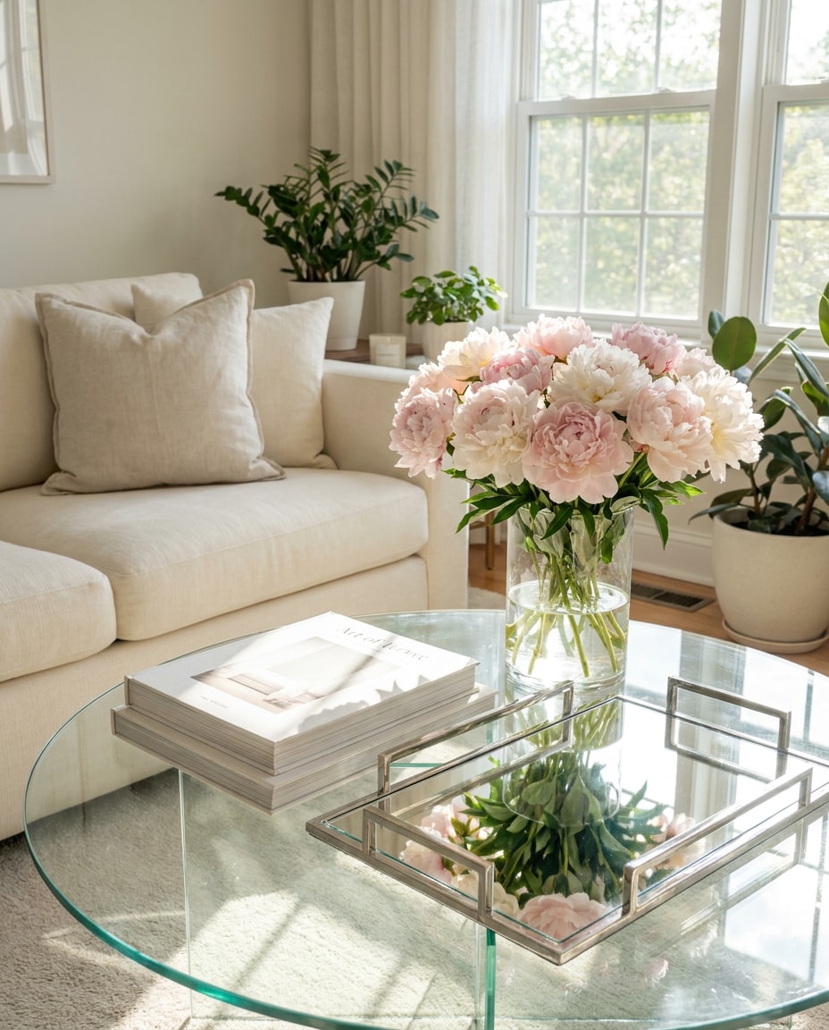 fresh floral centerpiece photo