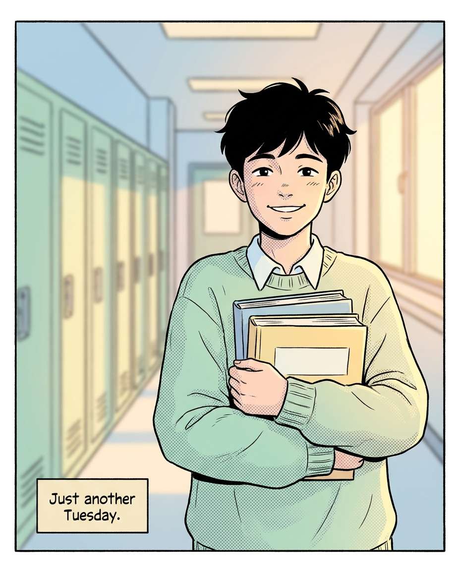 school slice panel photo