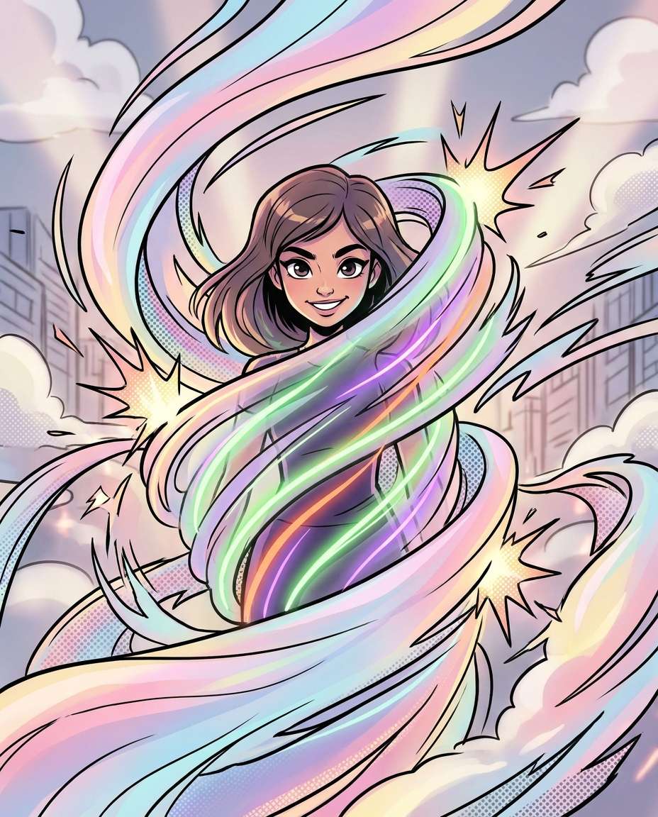 magic girl transformation photo