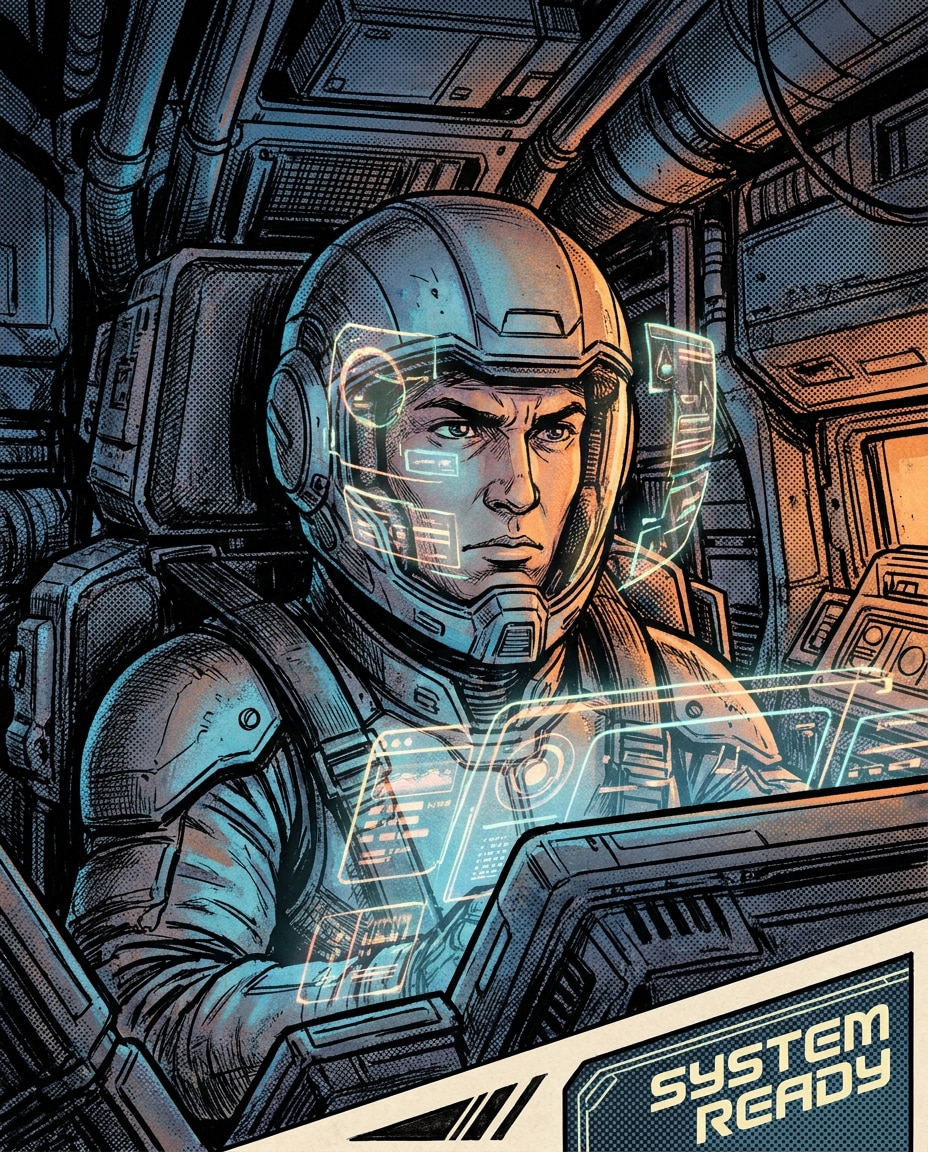 mech pilot cockpit photo