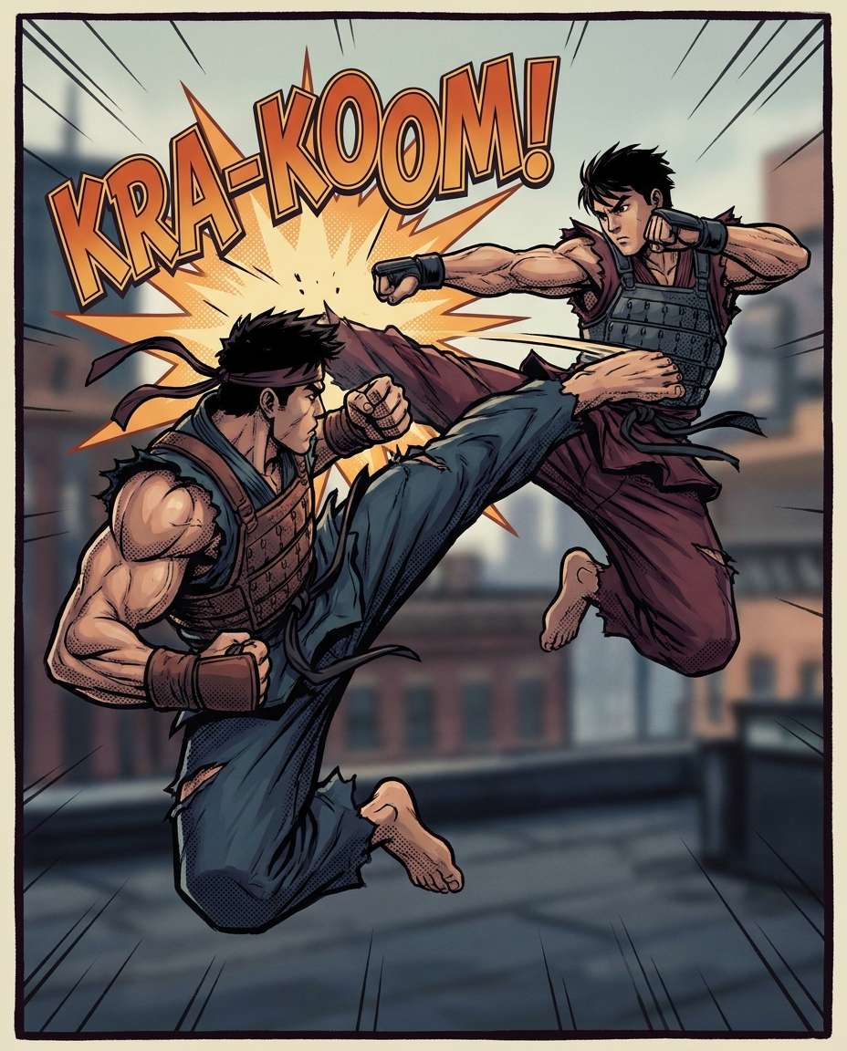 street fighter action photo