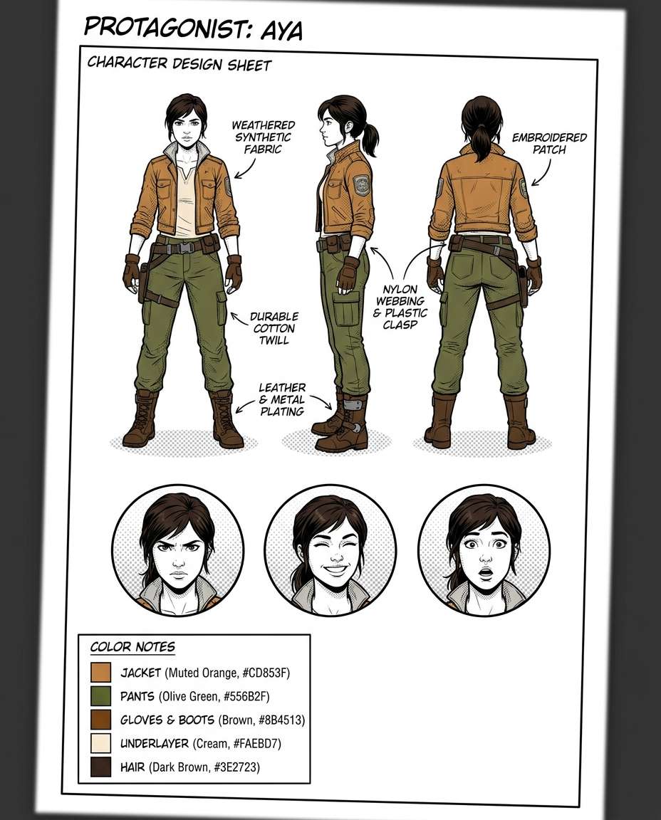character sheet turnaround photo