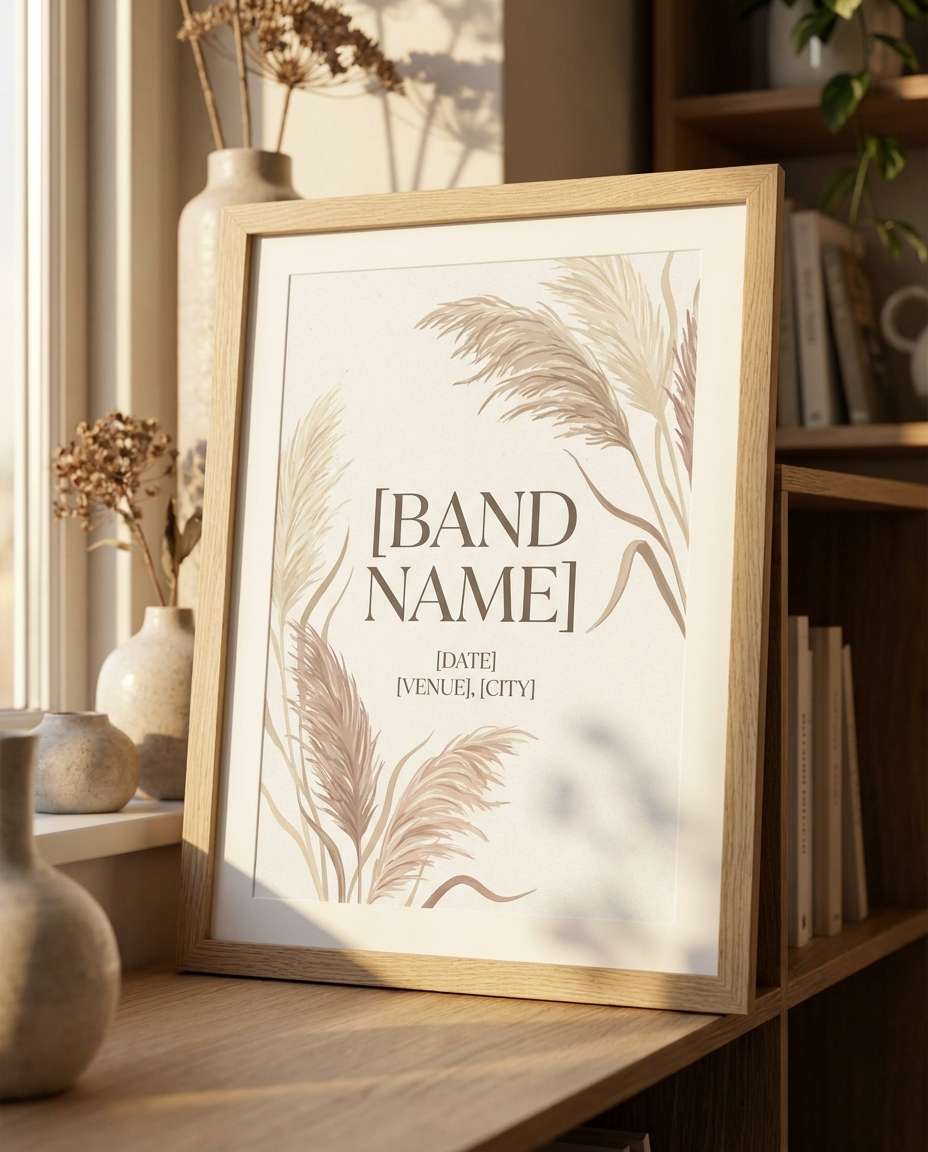 boho pampas photo
