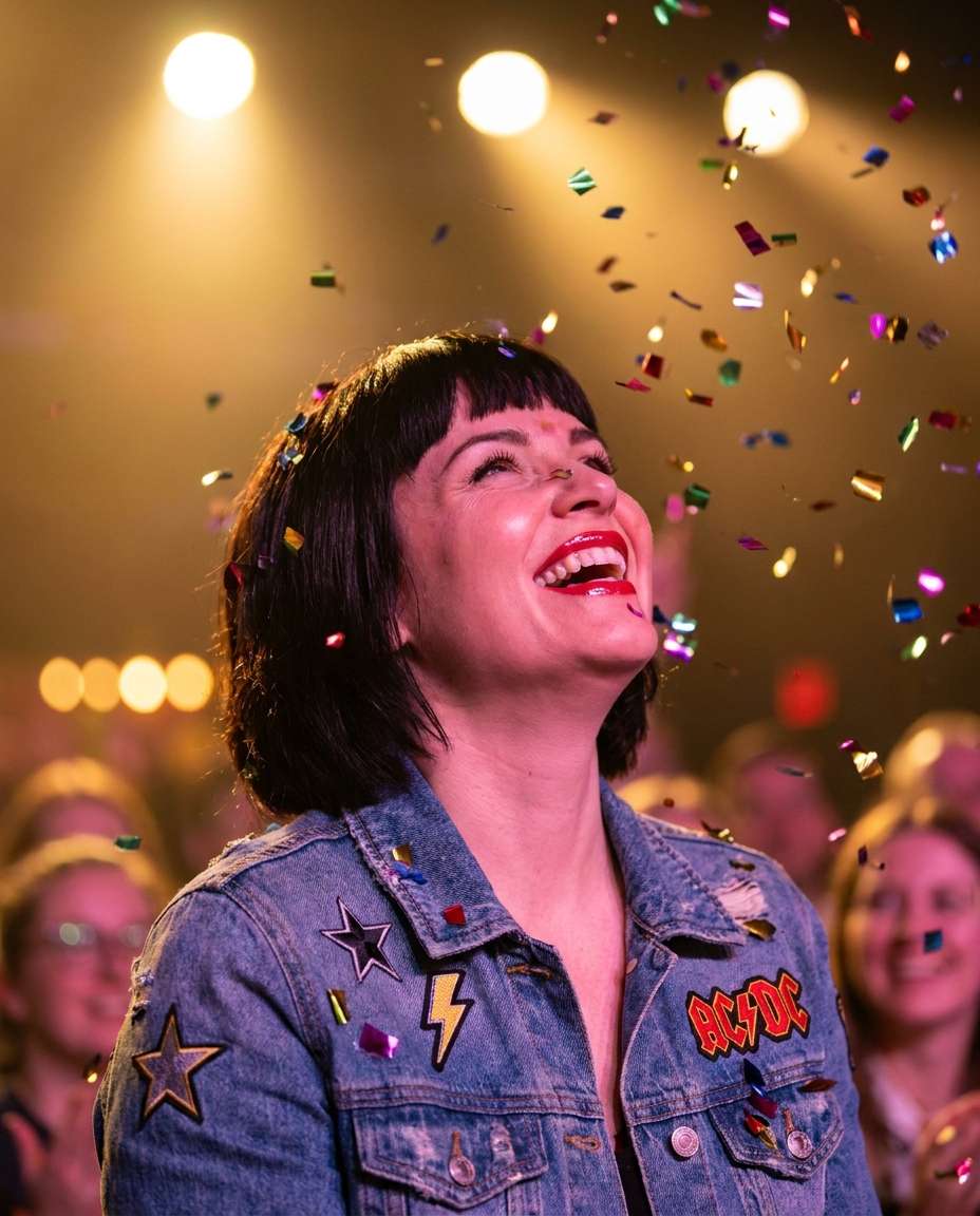 midlaugh confetti photo