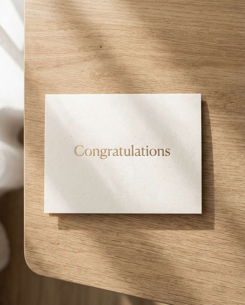 minimalist gold foil photo