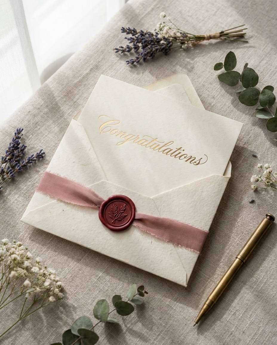 envelope and wax seal photo