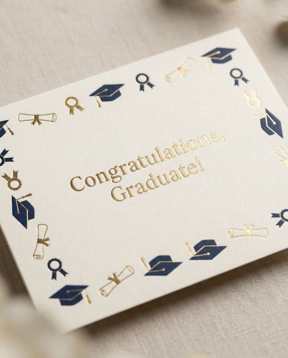 graduation cap scene photo