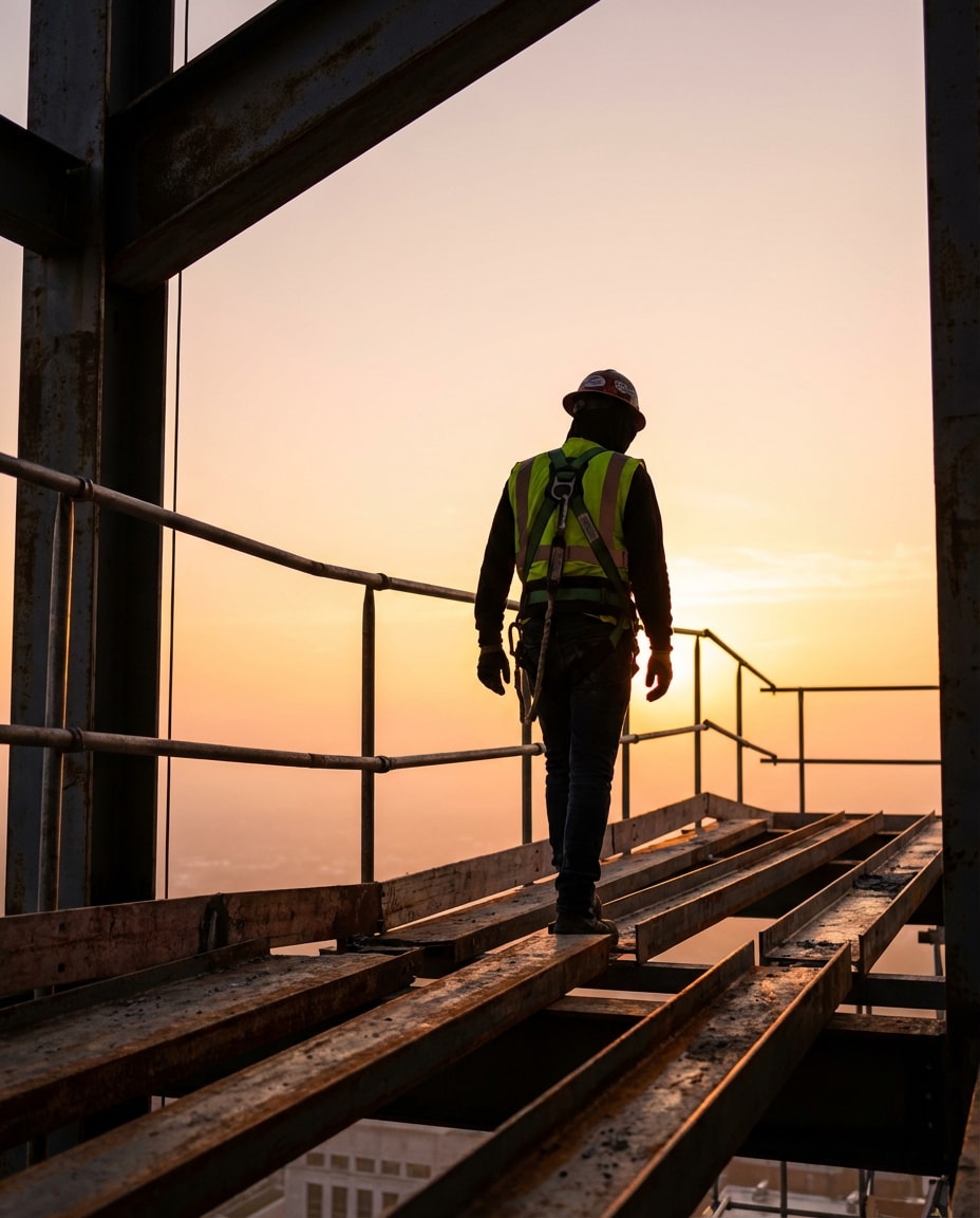 sunrise scaffold walk photo