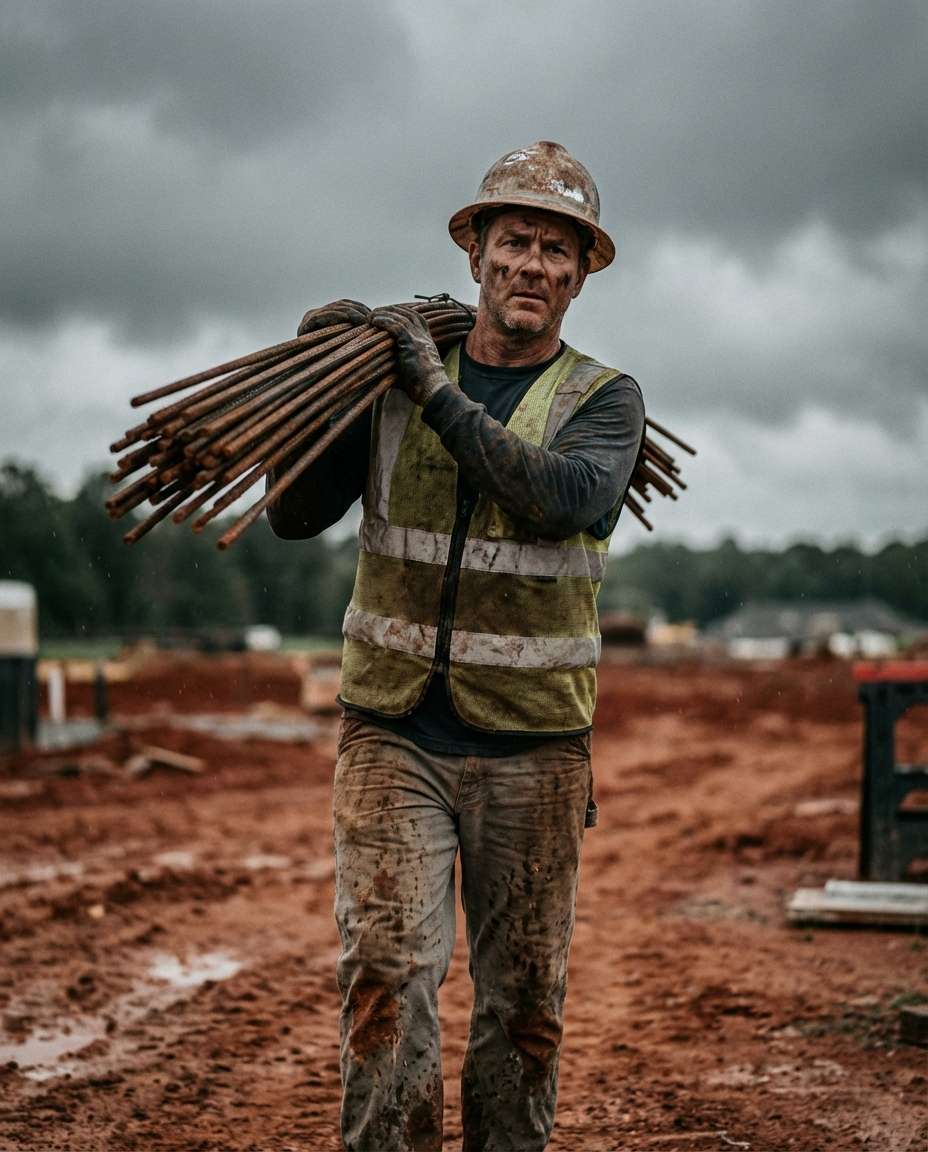 rebar and red clay photo
