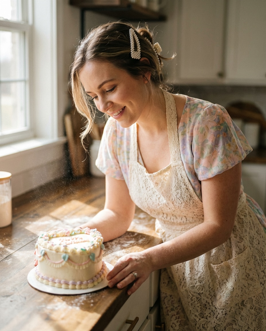 heart cake moment photo