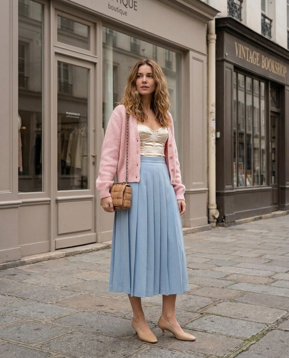 corset cardigan look photo