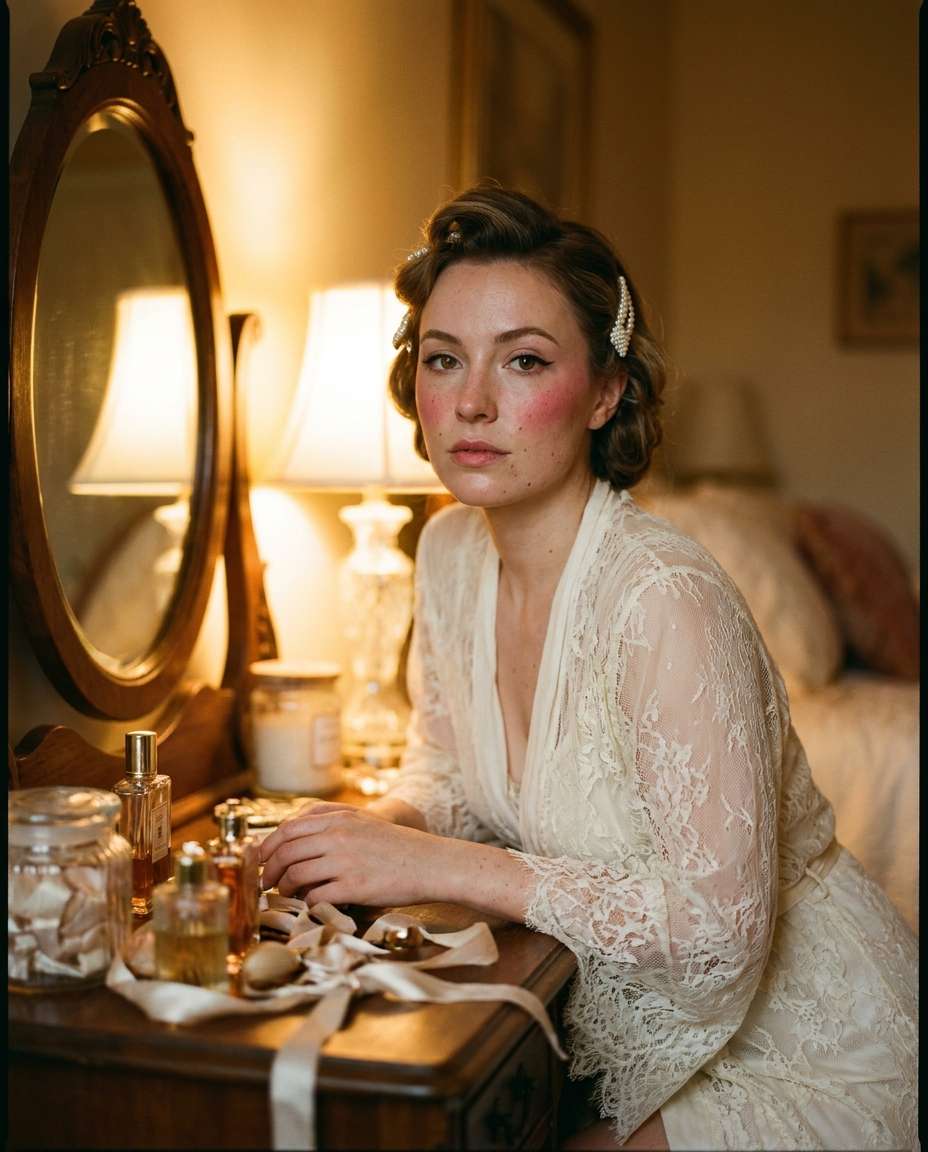 vanity mirror glow photo