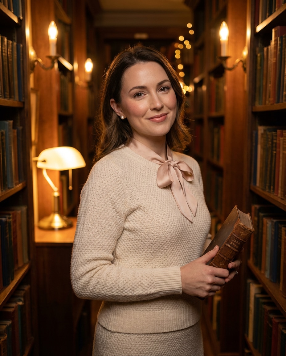 library soft romance photo