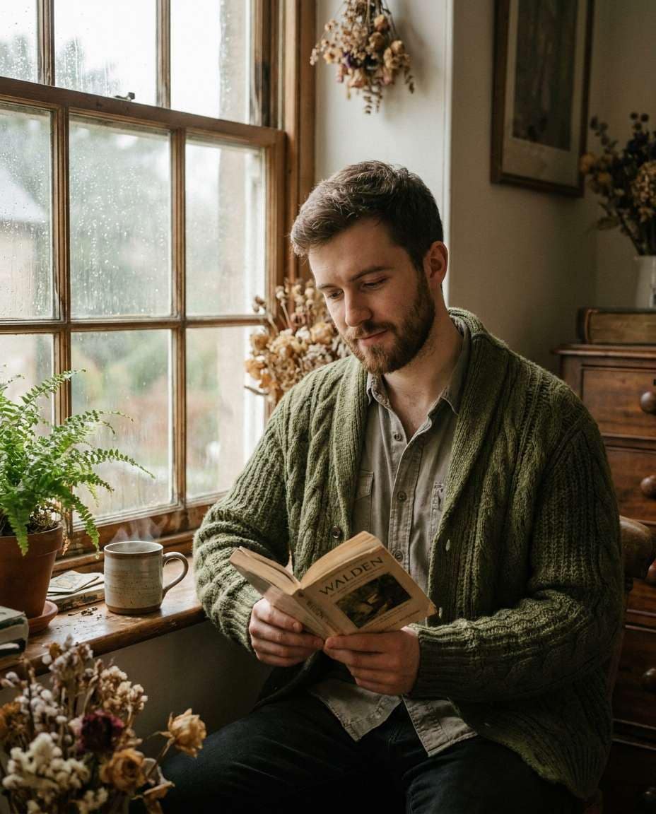 window light reading photo