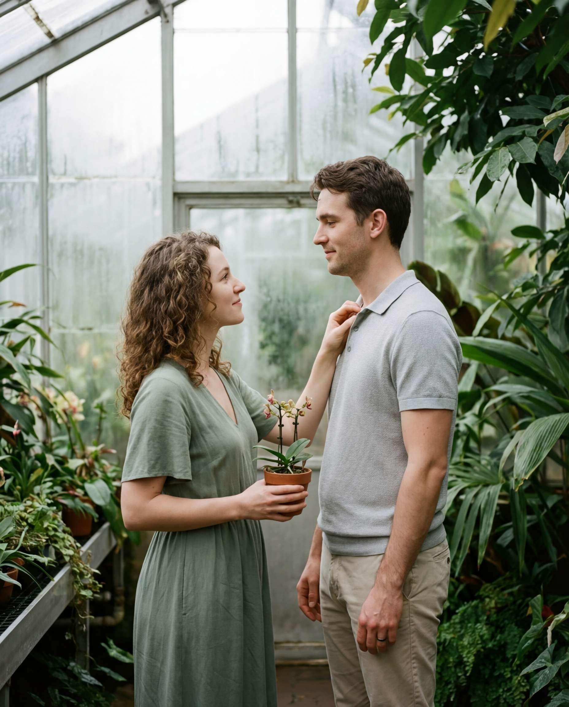 greenhouse window light photo