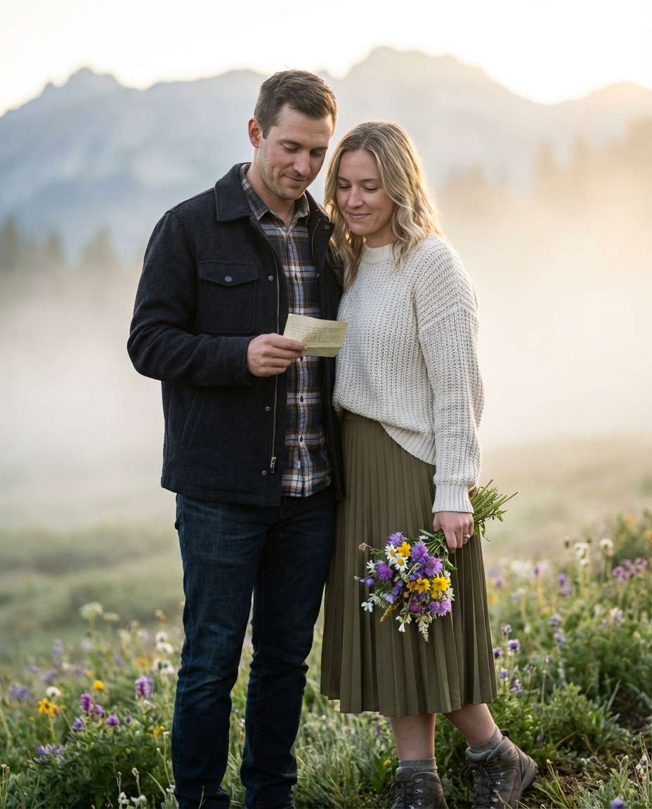 mountain wildflower vow photo